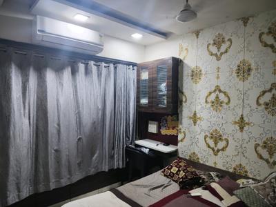Bedroom Image of 530 Sq.ft 1 BHK Apartment / Flat for rent in K M Horizon Exotica, Kasarvadavali Thane for Rs. 18000
