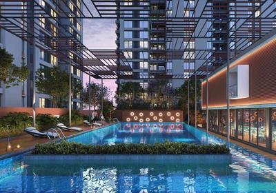 Image of 1120 Sq.ft 2 BHK Apartment / Flat for sale in Paras Rahul Downtown Phase II, Tathawade, Pune for Rs. 9500000