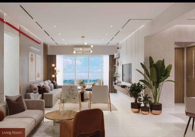 Hall Image of 1040 Sq.ft 3 BHK Apartment / Flat for sale in Mahindra Citadel Phase 1, Pimpri Pune for Rs. 17000000