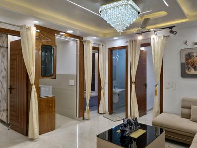 Living Room Image of 810 Sq.ft 3 BHK Apartment / Flat for sale in Dwarka Mor New Delhi for Rs. 5500000