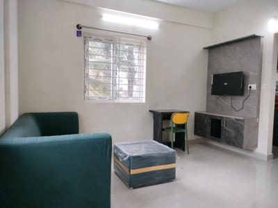 Living Room Image of 600 Sq.ft 1 BHK Independent House for rent in Bellandur Bengaluru for Rs. 30000