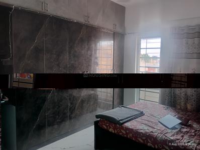 Bedroom Image of 1800 Sq.ft 2 BHK Builder Floor for rent in Kasturi Nagar Bengaluru for Rs. 46000