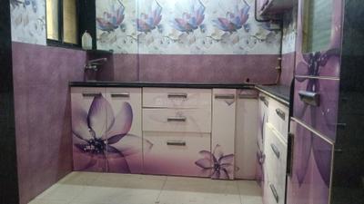 Kitchen Image of 1010 Sq.ft 2 BHK Apartment / Flat for rent in Bhoomi Shubh Shagun Complex, Kamothe Navi Mumbai for Rs. 26000