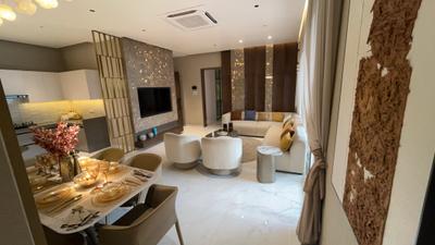 Living Room Image of 1500 Sq.ft 3 BHK Apartment / Flat for sale in Ceratec Presidential Towers, Ravet Pune for Rs. 11500000