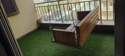 Balcony Image of 2400 Sq.ft 3.5 BHK Apartment / Flat for rent in Adani Water Lily, Shantigram Ahmedabad for Rs. 85000