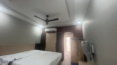 Bedroom Image of 1000 Sq.ft 1 BHK Builder Floor for rent in Sector 46 Gurgaon for Rs. 38000
