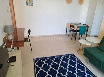 Hall Image of 950 Sq.ft 1 BHK Apartment / Flat for rent in Bhartiya Nikoo Homes Phase 2, Thanisandra Bengaluru for Rs. 40000