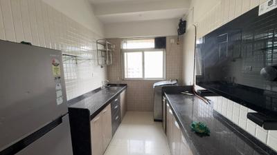 Kitchen Image of 750 Sq.ft 2 BHK Apartment / Flat for rent in Dhoot Sky Residency New Sonali CHSL, Malad West Mumbai for Rs. 65000