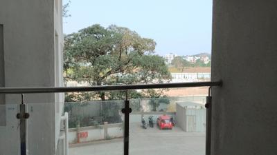 Balcony Image of 800 Sq.ft 2 BHK Apartment / Flat for rent in Vighnaharta Life Canvas, Mamurdi Pune for Rs. 19000