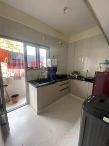 Kitchen Image of 700 Sq.ft 1 BHK Builder Floor for rent in Murugeshpalya Bengaluru for Rs. 28000