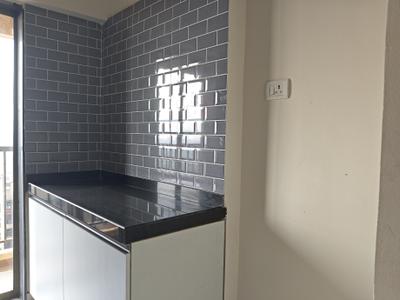 Kitchen Image of 600 Sq.ft 1 BHK Apartment / Flat for rent in Raunak City, Kalyan West Kalyan for Rs. 14000