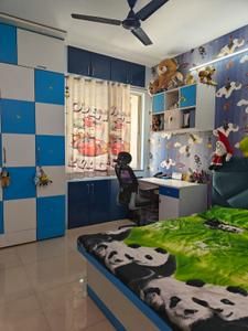 Bedroom Image of 1500 Sq.ft 3 BHK Apartment / Flat for rent in Rachana Bella Casa Royale Tower A, Baner Pune for Rs. 48000