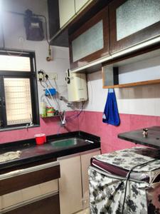 Kitchen Image of 500 Sq.ft 1 BHK Apartment / Flat for rent in Sanpada Navi Mumbai for Rs. 30000