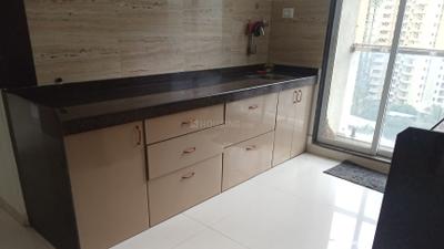Kitchen Image of 650 Sq.ft 2 BHK Apartment / Flat for rent in JVM Tiara, Kasarvadavali Thane for Rs. 25000