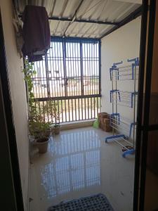 Balcony Image of 650 Sq.ft 2 BHK Apartment / Flat for sale in Darshanam Pushpam Heights, Tarsali Vadodara for Rs. 3200000