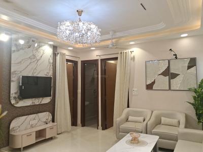 Living Room Image of 900 Sq.ft 3 BHK Builder Floor for sale in Hastsal New Delhi for Rs. 6500000