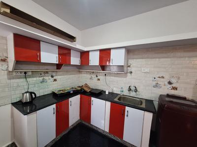 Kitchen Image of 1100 Sq.ft 2 BHK Builder Floor for rent in Hulimavu Bengaluru for Rs. 28000