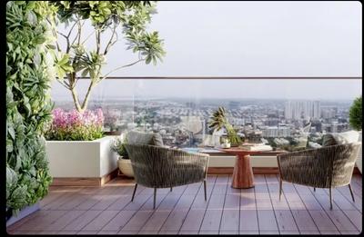 Balcony Image of 1695 Sq.ft 3 BHK Apartment / Flat for sale in ASBL Loft, Financial District Hyderabad for Rs. 21000000