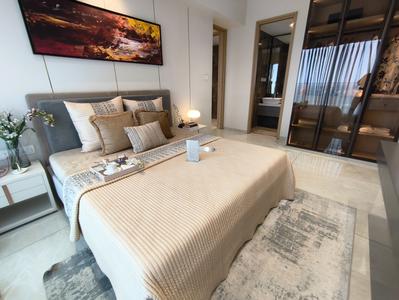 Bedroom Image of 800 Sq.ft 2 BHK Apartment / Flat for sale in Godrej Horizon, Wadala Mumbai for Rs. 40000000