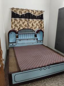 Bedroom Image of 850 Sq.ft 1 BHK Builder Floor for rent in Krishna Nagar Lucknow for Rs. 12000