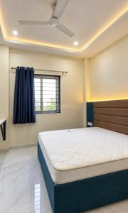 Bedroom Image of 450 Sq.ft 1 BHK Apartment / Flat for rent in Mahalakshmi Nagar Indore for Rs. 22000