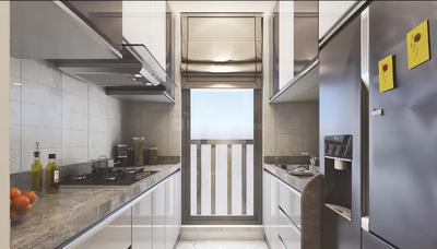 Kitchen Image of 465 Sq.ft 1 BHK Apartment / Flat for sale in Kripa Serene, Vikhroli East Mumbai for Rs. 8000000