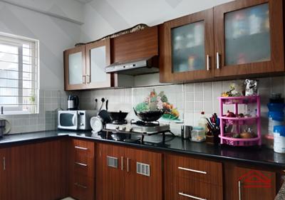 Kitchen Image of 1568 Sq.ft 3 BHK Apartment / Flat for sale in Hebbal Bengaluru for Rs. 11600000