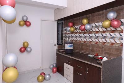 Kitchen Image of 1100 Sq.ft 2 BHK Apartment / Flat for rent in Prahlad Nagar Ahmedabad for Rs. 20000