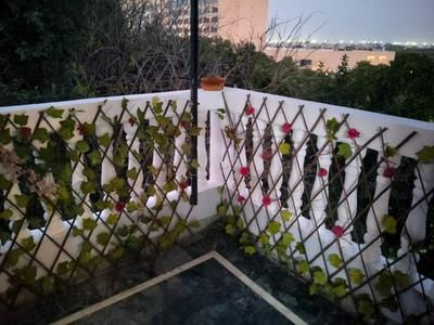 Balcony Image of 2150 Sq.ft 3 BHK Apartment / Flat for rent in Naval Technical Officers Apartment, Sector 22 Dwarka New Delhi for Rs. 55000