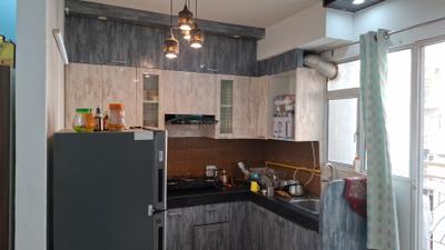 Kitchen Image of 840 Sq.ft 2 BHK Independent House for sale in Aditya Urban Homes Phase 2B, Bamheta Village Ghaziabad for Rs. 5000000