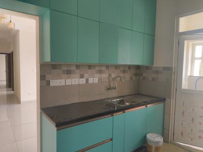 Kitchen Image of 1386 Sq.ft 3 BHK Apartment / Flat for rent in Meridian Park at The Prestige City, Dommasandra Bengaluru for Rs. 55000