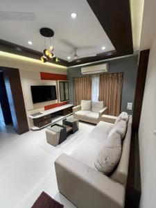 Bedroom Image of 560 Sq.ft 1 BHK Apartment / Flat for rent in Kabra Happy Valley, Thane West Thane for Rs. 35000