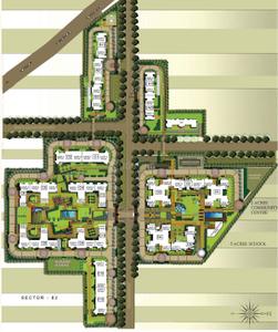 Image of 1700 Sq.ft 3 BHK Apartment / Flat for sale in Puri Pranayam, Sector 85, Faridabad for Rs. 18200000