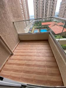 Balcony Image of 1336 Sq.ft 3 BHK Apartment / Flat for rent in KUL VTP Beaumonde Nation R2 Tower6, Manjari Khurd Pune for Rs. 35000
