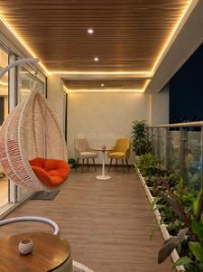Balcony Image of 2000 Sq.ft 4 BHK Apartment / Flat for sale in Garve Omega Paradise N Wing 57 Mid Town, Wakad Pune for Rs. 35000000