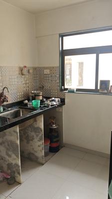 Kitchen Image of 600 Sq.ft 1 BHK Apartment / Flat for sale in Radhey Galaxy Phase I, Karjat Thane for Rs. 2550000
