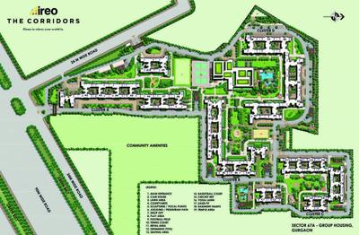 Image of 1484 Sq.ft 2.5 BHK Apartment / Flat for sale in Ireo The Corridors, Sector 67, Gurgaon for Rs. 25000000