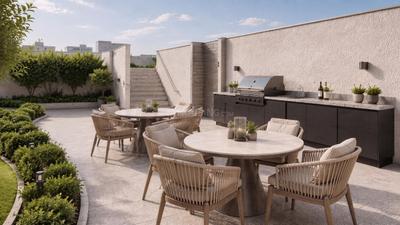 Image of 431 Sq.ft 1 RK Apartment / Flat for sale in Jumeirah Village, Dubai for Rs. 17864789