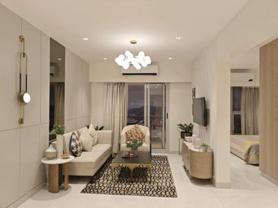 Living Room Image of 725 Sq.ft 2 BHK Apartment / Flat for sale in Siddha Sky, Sion Mumbai for Rs. 18500000