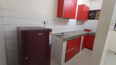 Kitchen Image of 900 Sq.ft 1 BHK Builder Floor for rent in Sector 46 Gurgaon for Rs. 22500