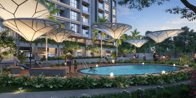 Image of 999 Sq.ft 2 BHK Apartment / Flat for sale in Vivanta Next, Tathawade, Pune for Rs. 5300000