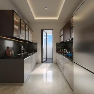 Kitchen Image of 1000 Sq.ft 2 BHK Apartment / Flat for sale in Shapoorji Pallonji Joyville Hadapsar Annexe, Shewalewadi Pune for Rs. 8100000