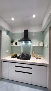 Kitchen Image of 870 Sq.ft 2 BHK Apartment / Flat for sale in Titwala Thane for Rs. 3800000