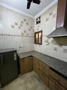 Kitchen Image of 720 Sq.ft 1 BHK Builder Floor for rent in Shalimar Bagh New Delhi for Rs. 22000