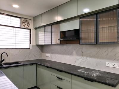 Kitchen Image of 2100 Sq.ft 3 BHK Builder Floor for rent in Palm Floor Ardee City, Sector 52 Gurgaon for Rs. 55000
