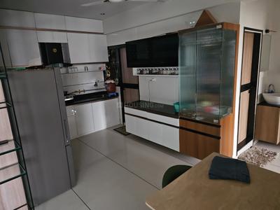 Kitchen Image of 1980 Sq.ft 3 BHK Apartment / Flat for sale in Sarthak Flora, Nikol Ahmedabad for Rs. 9000000