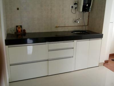 Kitchen Image of 640 Sq.ft 1 BHK Apartment / Flat for sale in Godrej Horizon, Mohammed Wadi Pune for Rs. 3200000