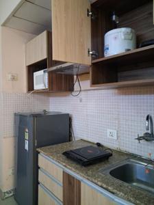 Kitchen Image of 425 Sq.ft 1 RK Apartment / Flat for rent in Supertech Eco Suites, Sector 137 Noida for Rs. 20500