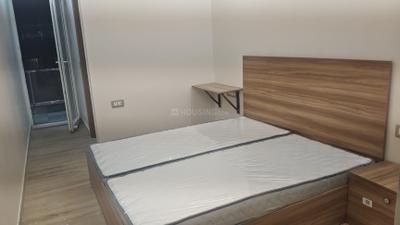 Bedroom Image of 900 Sq.ft 1 BHK Builder Floor for rent in Sector 14 Gurgaon for Rs. 30000