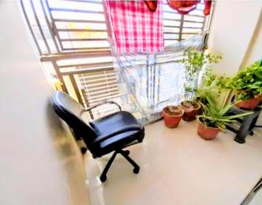 Balcony Image of 1215 Sq.ft 2 BHK Apartment / Flat for sale in Science City Ahmedabad for Rs. 8000000
